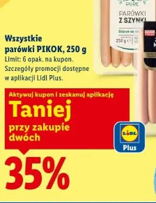 Pikok Pure Parówki z szynki