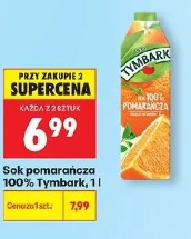 Sok pomarańcza 100% Tymbark