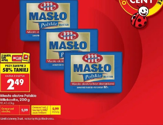 Masło ekstra Polskie Mlekovita