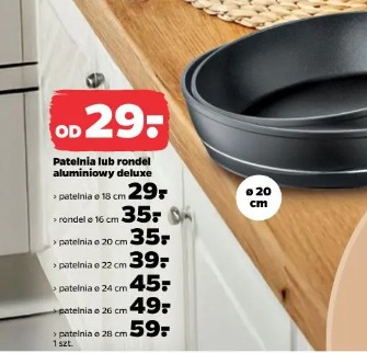 Patelnia aluminiowy deluxe Florina 18 cm