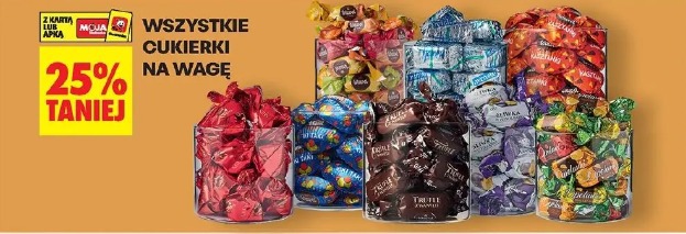 Wszystkie cukierki na wagę