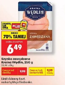 Szynka zawędzana Kraina Wędlin