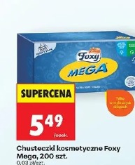 Chusteczki kosmetyczne Foxy Mega