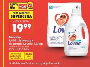 Mleczko, 1,45 l lub proszek do prania Lovela
