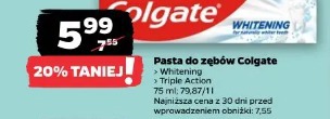 Pasta do zębów Colgate Whitening Triple Action