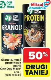 Granola, musli proteinowe marki One Day More