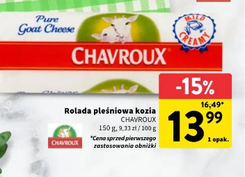 Rolada pleśniowa kozia Chavroux
