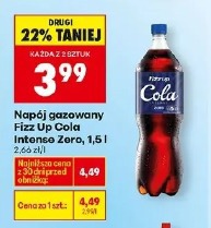 Napój gazowany Fizz Up Cola Intense Zero