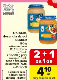 Obiadek, deser dla dzieci GERBER