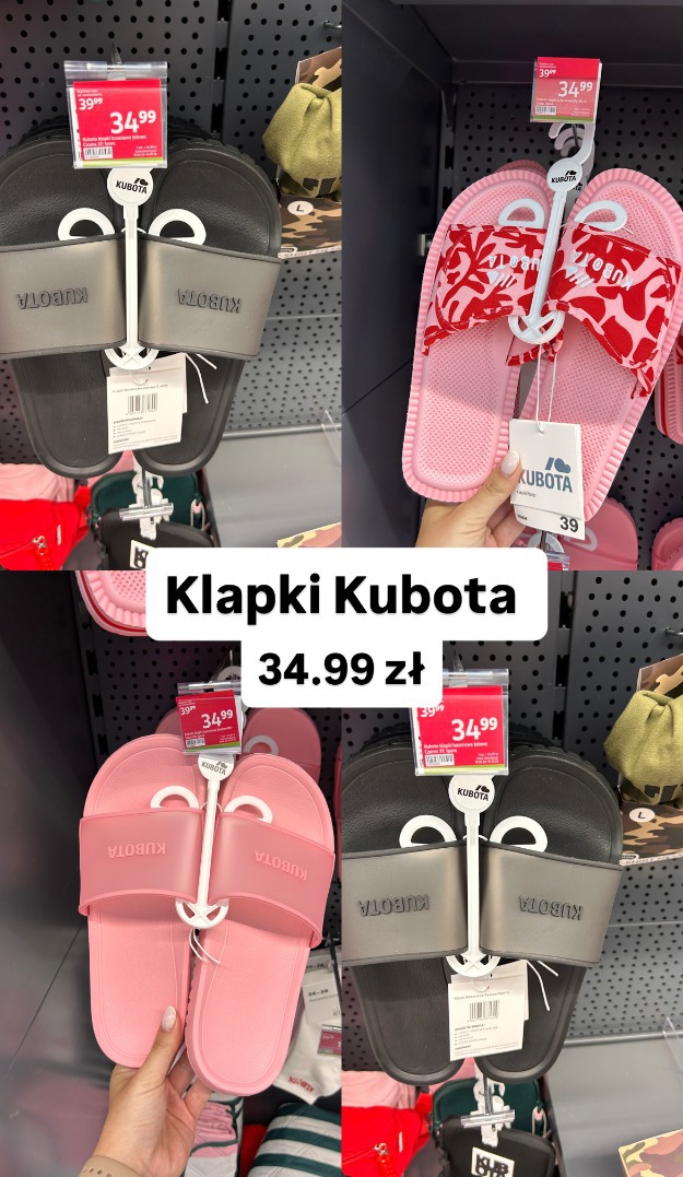 Klapki Kubota