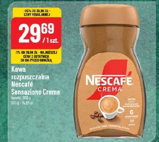 Kawa rozpuszczalna Nescafe Sensazione Creme Nestle