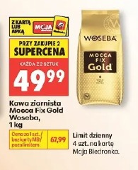 Kawa ziarnista Mocca Fix Gold Woseba