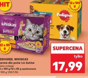 Pedigree, Whiskas Karma dla psów lub kotów