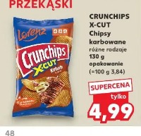 Crunchips X-Cut Chipsy karbowane różne rodzaje