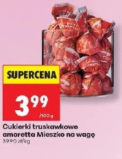 Cukierki truskawkowe amoretta Mieszko na wagę