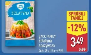 Back Family Żelatyna spożywcza