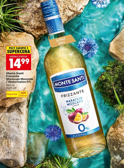 Monte Santi Frizzante Maracuja Moscato Watermelon 0%