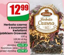 Herbata czarna z suszonymi kwiatami i jabłkiem Orzeszek