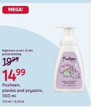 Pusheen, pianka pod prysznic