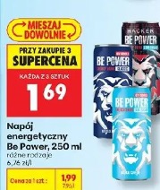Napój energetyczny Be Power, 250 ml