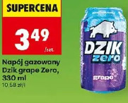 Napój gazowany Dzik grape Zero
