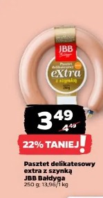 Pasztet delikatesowy extra z szynką JBB Bałdyga