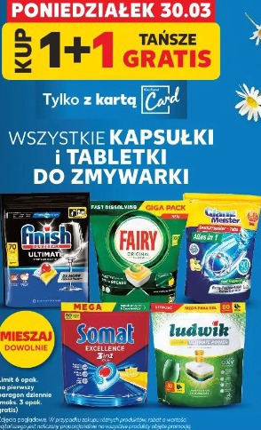 Wszystkie kapsułki i tabletki do zmywarki