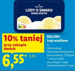 Ballino Lody waniliowe