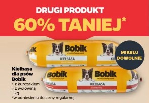 Kiełbasa dla psów Bobik z wołowiną