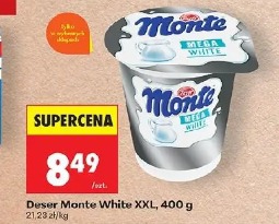 Deser Monte White XXL, 400 g