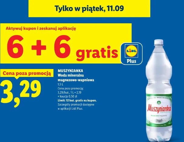 Muszynianka Woda mineralna magnezowo-wapniowa
