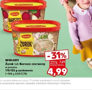 Winiary Żurek lub Barszcz czerwony w proszku