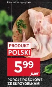 Porcje rosołowe ze skrzydełkami
