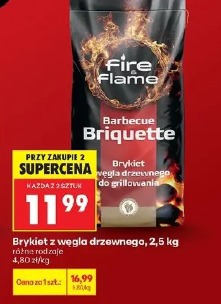Brykiet z węgla drzewnego Fire Flame, 2,5 kg różne rodzaje