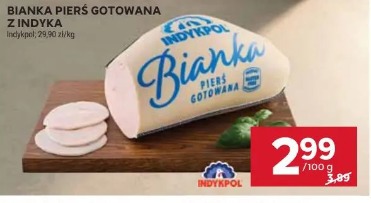 Bianka pierś gotowana z indyka Indykpol