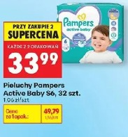 Pieluchy Pampers Active Baby S6