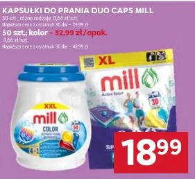 Kapsułki do prania Duo Caps Mill