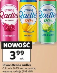Utenos Radler lime & mint