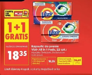 Vizir All in 1 Pods kapsułki do prania
