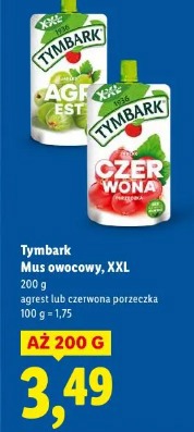 Tymbark Mus owocowy, XXL