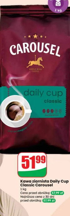 Kawa ziarnista Daily Cup Classic Carousel