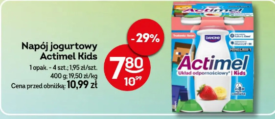 Napój jogurtowy Actimel Kids