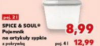 Spice & Soul Pojemnik na artykuły sypkie z pokrywką