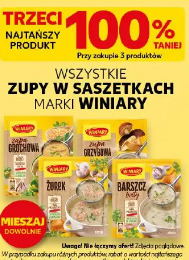 Wszystkie zupy w saszetkach marki Winiary