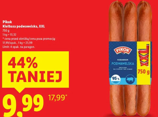 Pikok Kiełbasa podwawelska, XXL