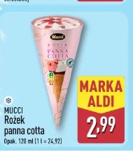 Mucci Rożek panna cotta