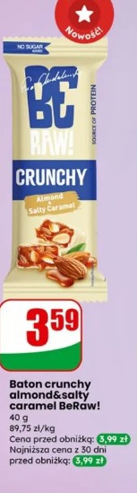 Baton crunchy almond&salty caramel BeRaw!