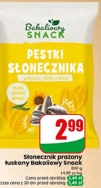 Słonecznik prażony łuskany Bakaliowy Snack