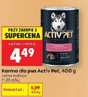 Karma dla psa Activ Pet