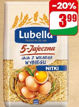 Makaron 5-jajeczny Wolny Wybieg nitki Lubella